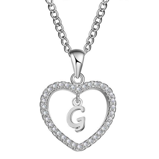 AMORE Initial Necklace - Rosetose