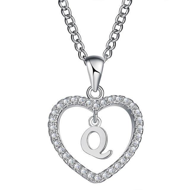 AMORE Initial Necklace - Rosetose