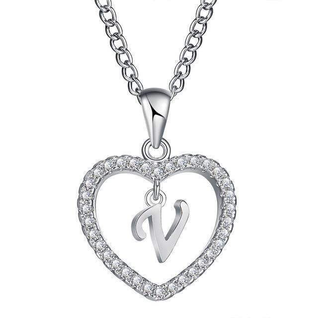AMORE Initial Necklace - Rosetose