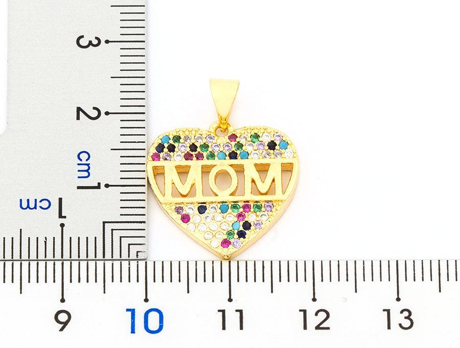 Mom Heart Multicolor Necklace - Rosetose