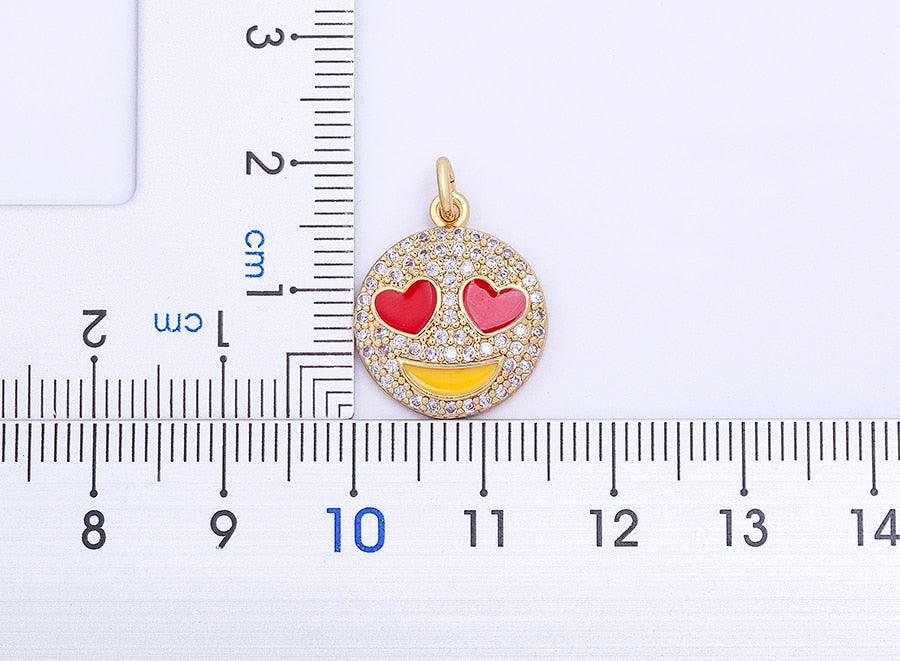 Emoji Crystal Necklace - Rosetose